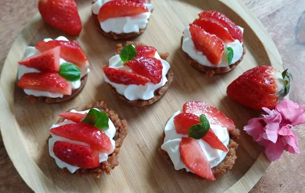 Tartelettes Spéculoos Fraises