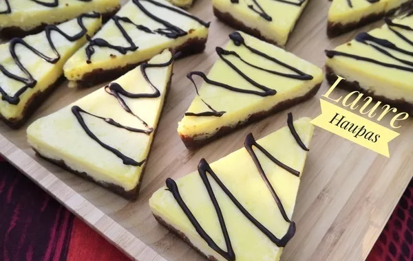 Triangles crémeux au citron et spéculoos