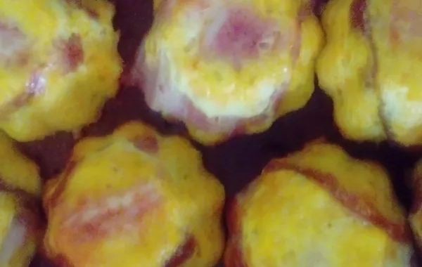 Briochettes de légumes au jambon fumé