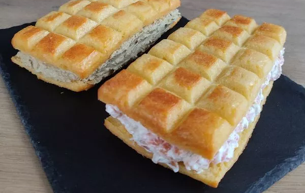 Tablettes salées garnies avocat/thon ou truite fumée