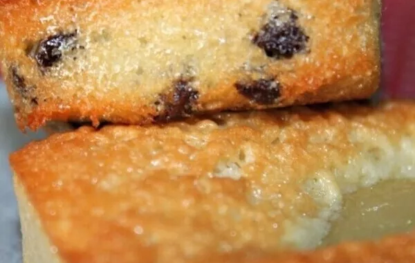 Financiers Poire-Chocolat