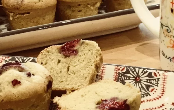 Mini Muffins pistache Framboise (sans beurre)