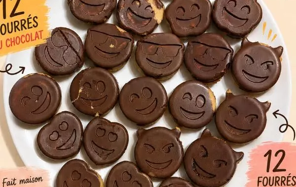 sablé coque chocolat