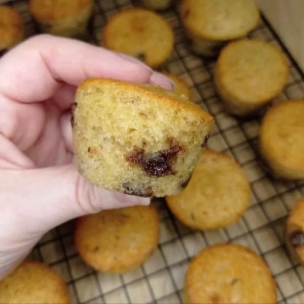 Muffins banane pépites de chocolat