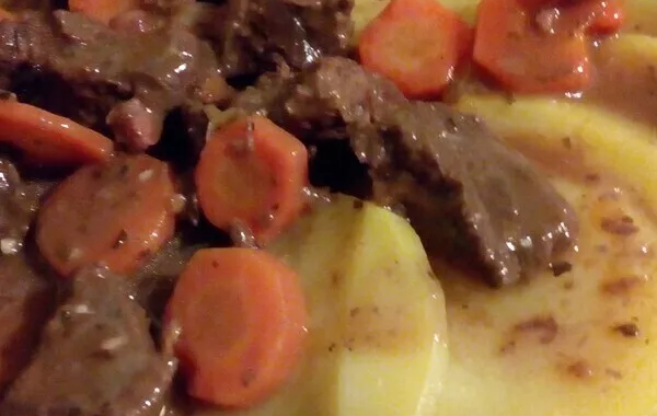 Boeuf bourguignon complet