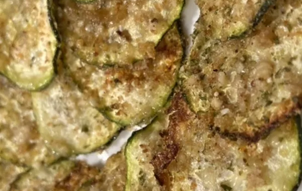 Chips de courgettes au parmesan