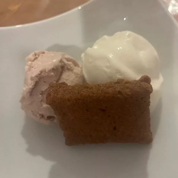 GLACE A LA FRAISE AVEC MIX