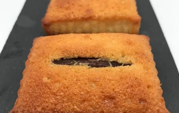 Financiers coeur chocolat