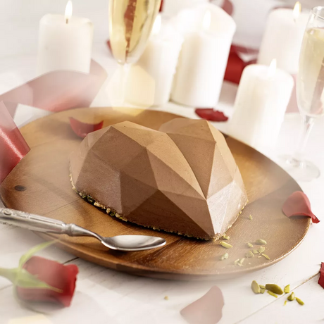 Moule coeur origami