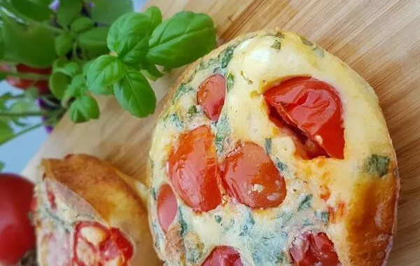 Clafoutis tomates, chèvre, basilic de Nathencuisine