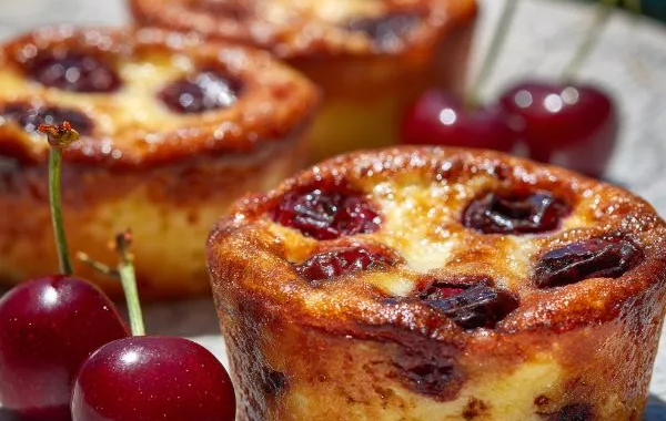 Mini clafoutis aux cerises