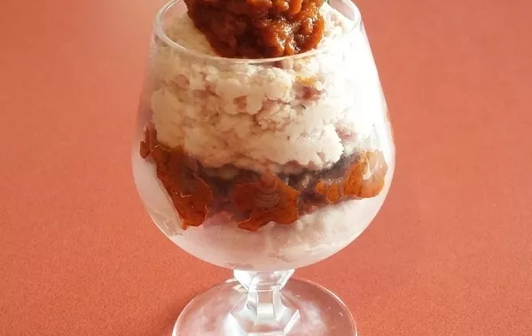 Mousse de jambon et caviar de tomates