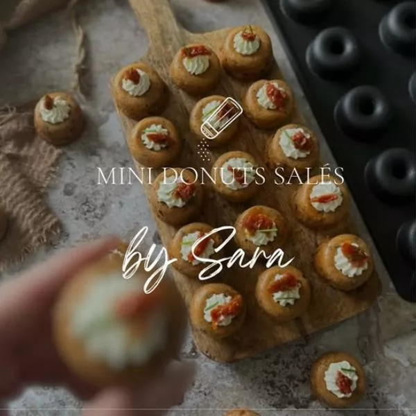Mini donuts salés