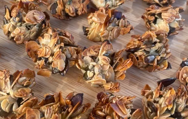 Rochers gourmands aux graines