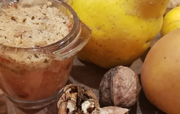 CRUMBLE NOIX -COINGS et POMMES