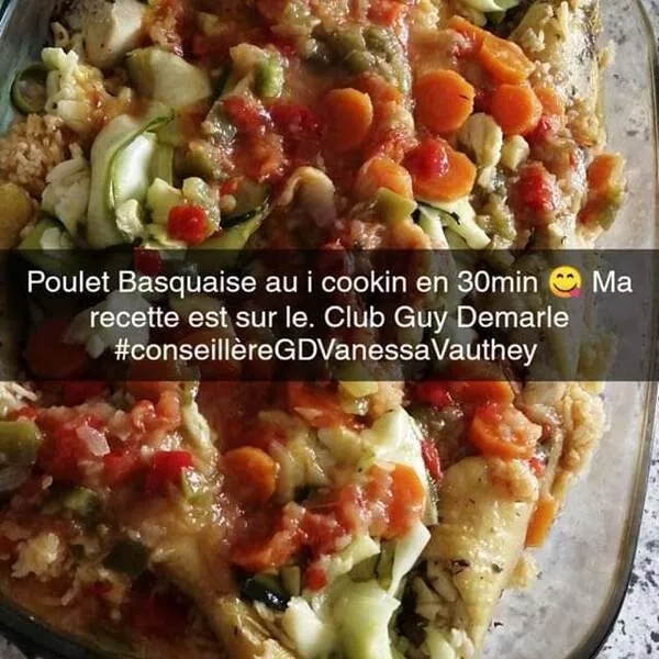 Poulet basquaise à ma façon