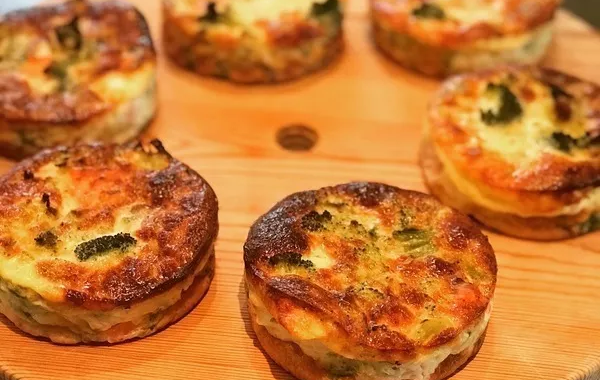 Quiche sans pâte Saumon Brocoli