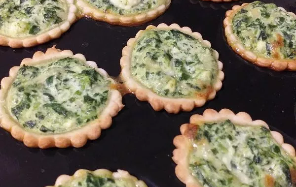 Tartelettes épinards ricotta