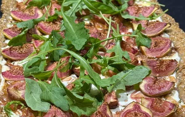Tarte rustique figues et chèvre