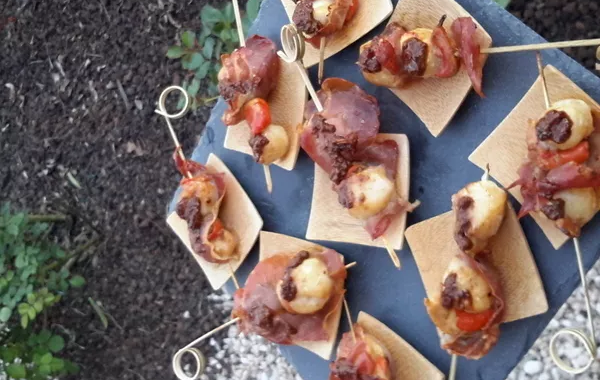 brochettes gourmandes aux noix de pétoncles