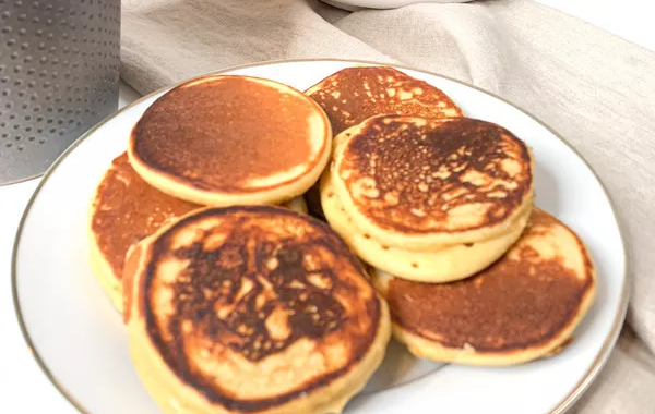 Blinis à la farine de pois chiches
