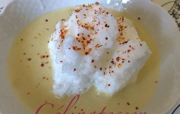crème anglaise aux asperges