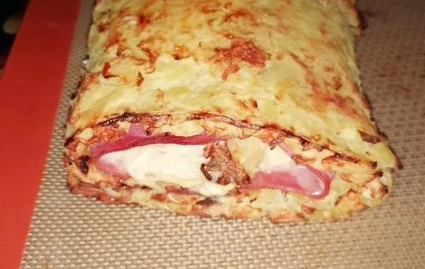 Roulé pommes de terre Jambon Fromage