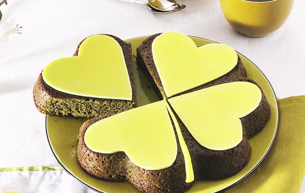 Gâteau Saint Patrick au thé Matcha