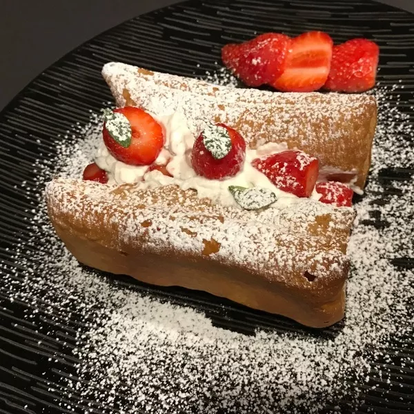 Feuilleté fraises Basilic 