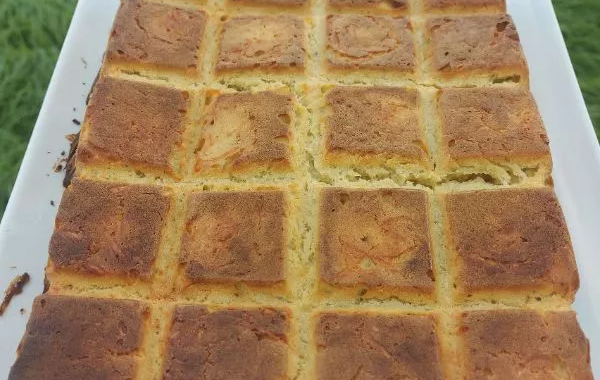 Cake cubicube gruyère moutarde sans oeufs