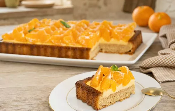 Tarte renversée à la clémentine