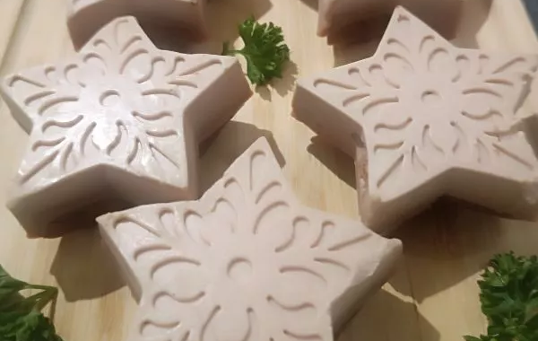 Panacotta mousse de canard sur pain d'épice