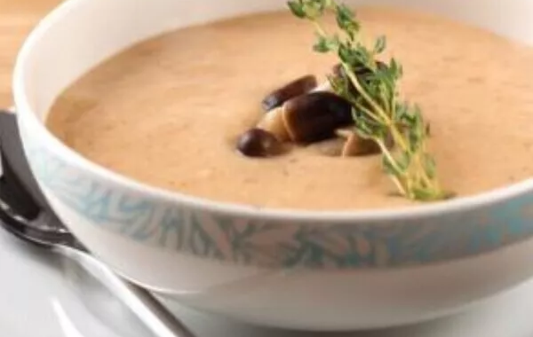Velouté de champignons de paris