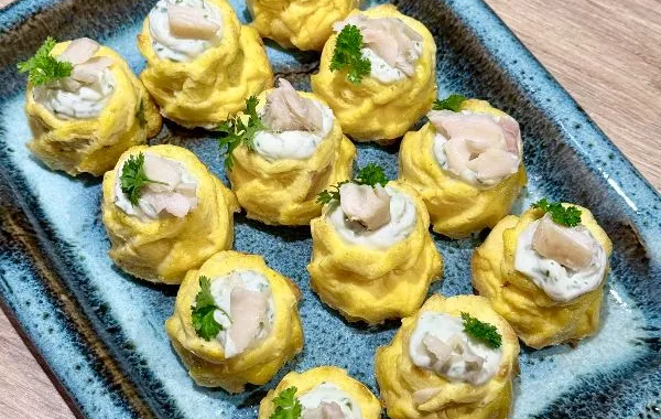 Mini-spirale à la truite fumée - Chez Nanou