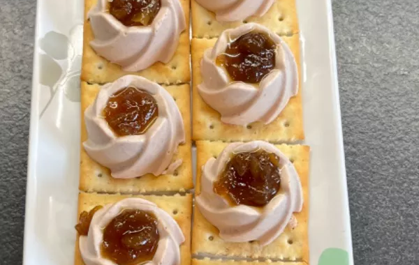 Panna cotta au foie gras