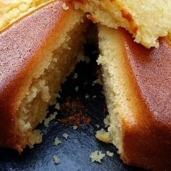 gateau de semoule et lait arome citron