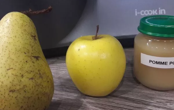 Compote bébé pomme poire dès 4 mois