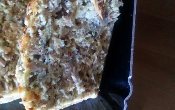 cake thon/olives/moutarde à l'ancienne