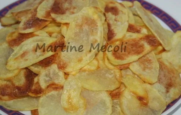 Chips de pommes de terre au four maison