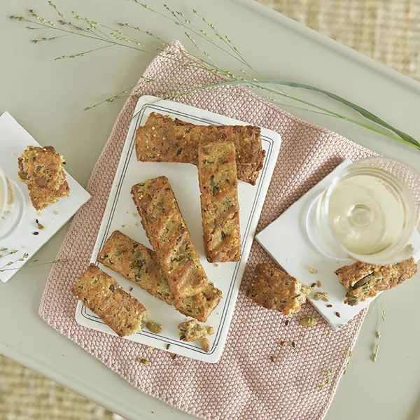 Barres croquantes salées