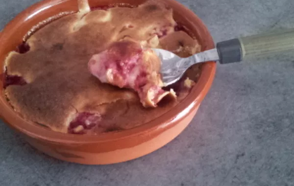 Framboises gratinées