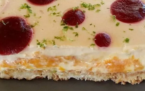 Entremet Mangue - coco de Julie MH (moule carré)