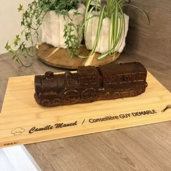 Mon train express au chocolat et aux noisettes