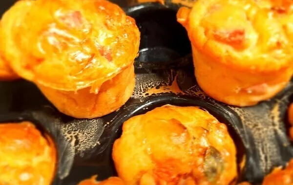 Mini Muffins façon pizza