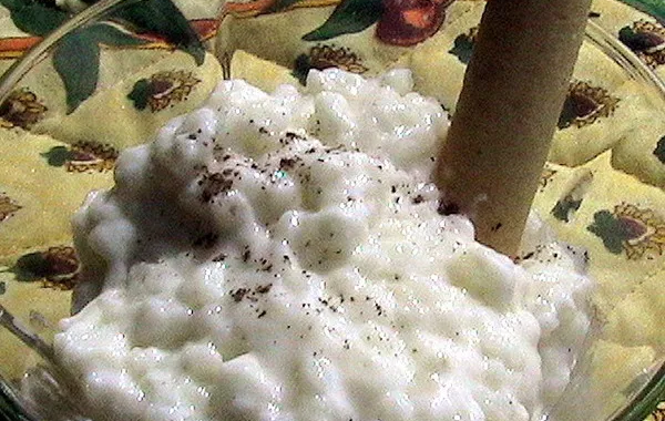 Riz au lait à la fève tonka