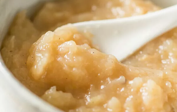 Compote pomme banane vanillée, sans sucre ajouté