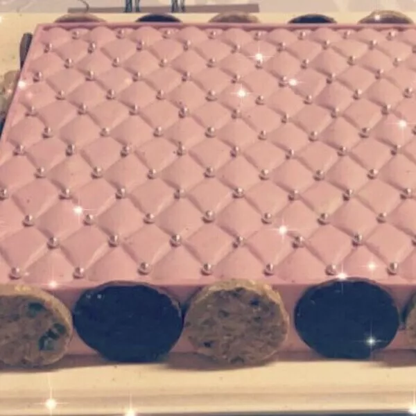 Entremet Framboises Pistache