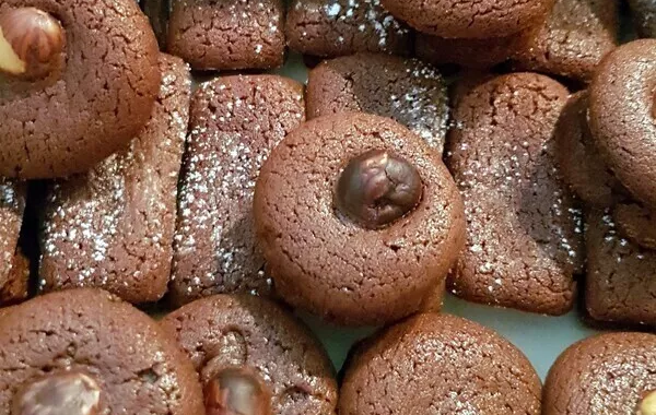 Mini-brownies sans gluten
