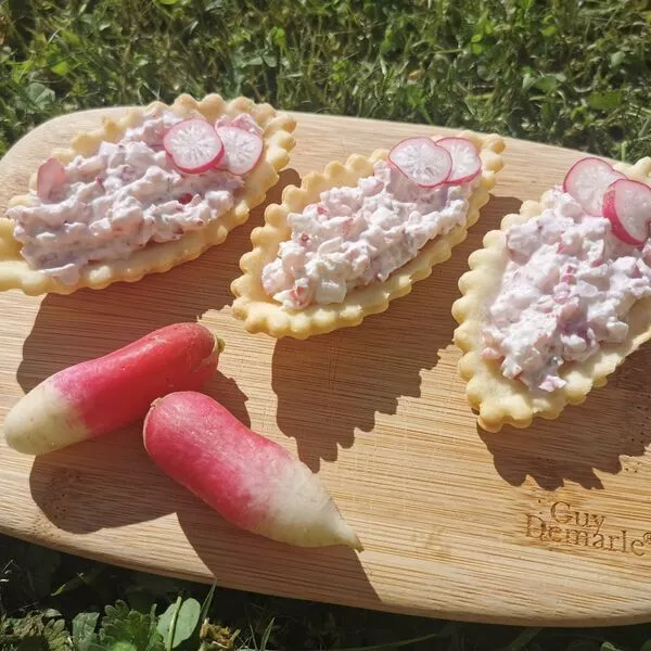 Barquettes de radis 