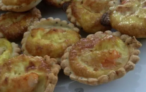 Mini-Tartelettes Crevettes / Curry